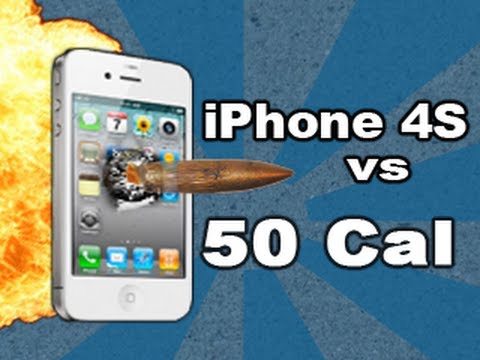 iPhone 4S disparado con un fusil a cámara lenta [video]