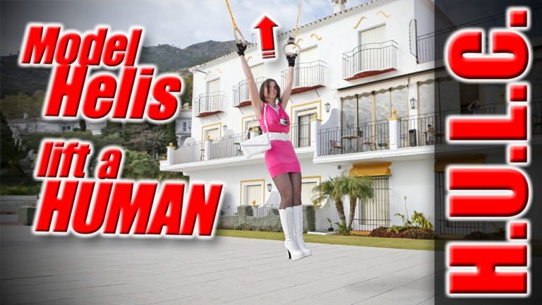 Helicópteros teledirigidos que pueden levantar una bonita chica [WTF]
