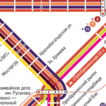 Mapas de transporte en ruso