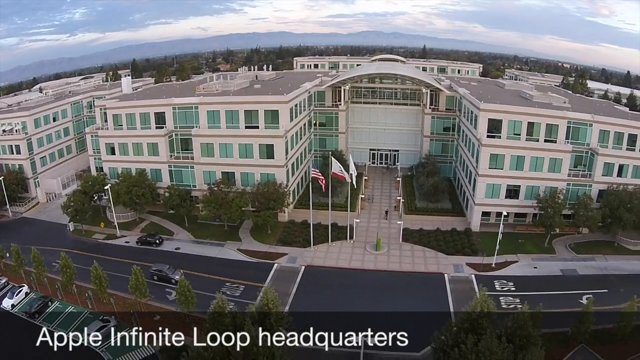 Así son las oficinas del cuartel general de Apple a vista de dron