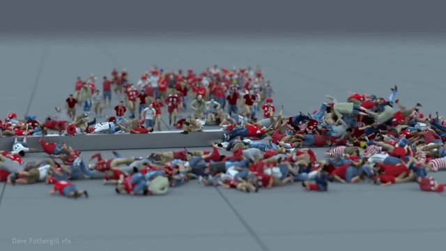 Avances en animación 3D: Animación de multitudes con Miarmy para Maya