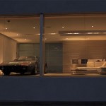 Casa con un Ferrari 512 BBi en el salón