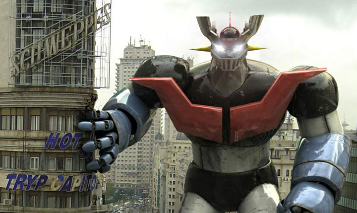 Mazinger Z en la Gran Vía