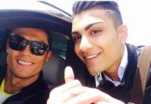 Shanta Ronaldo con Cristiano Ronaldo