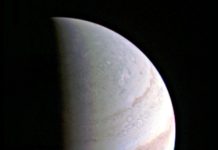 Foto de Júpiter hecha por Juno