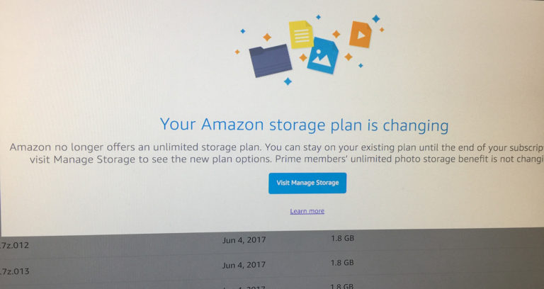 Amazon Cloud Drive deja de ofrecer almacenamiento ilimitado